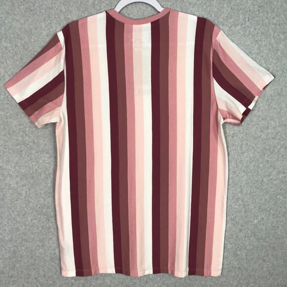 San Francisco Striped Tee - Burgundy and Pink - Picture 5 of 9